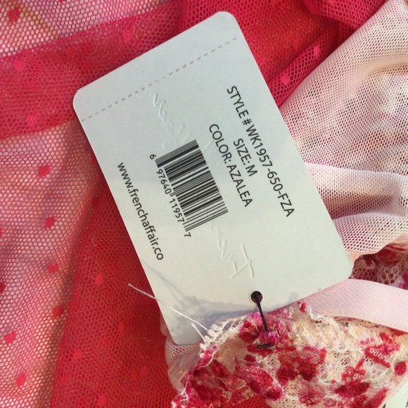 French Affair Azalea Babydoll Nightie & Panty Set - Picture 7 of 9